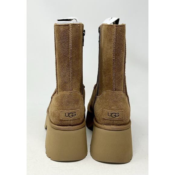 🆕UGG Women's Classic Twin Seam New Heights Chestnut Platform Boots NIB Size 8 - Picture 5 of 13